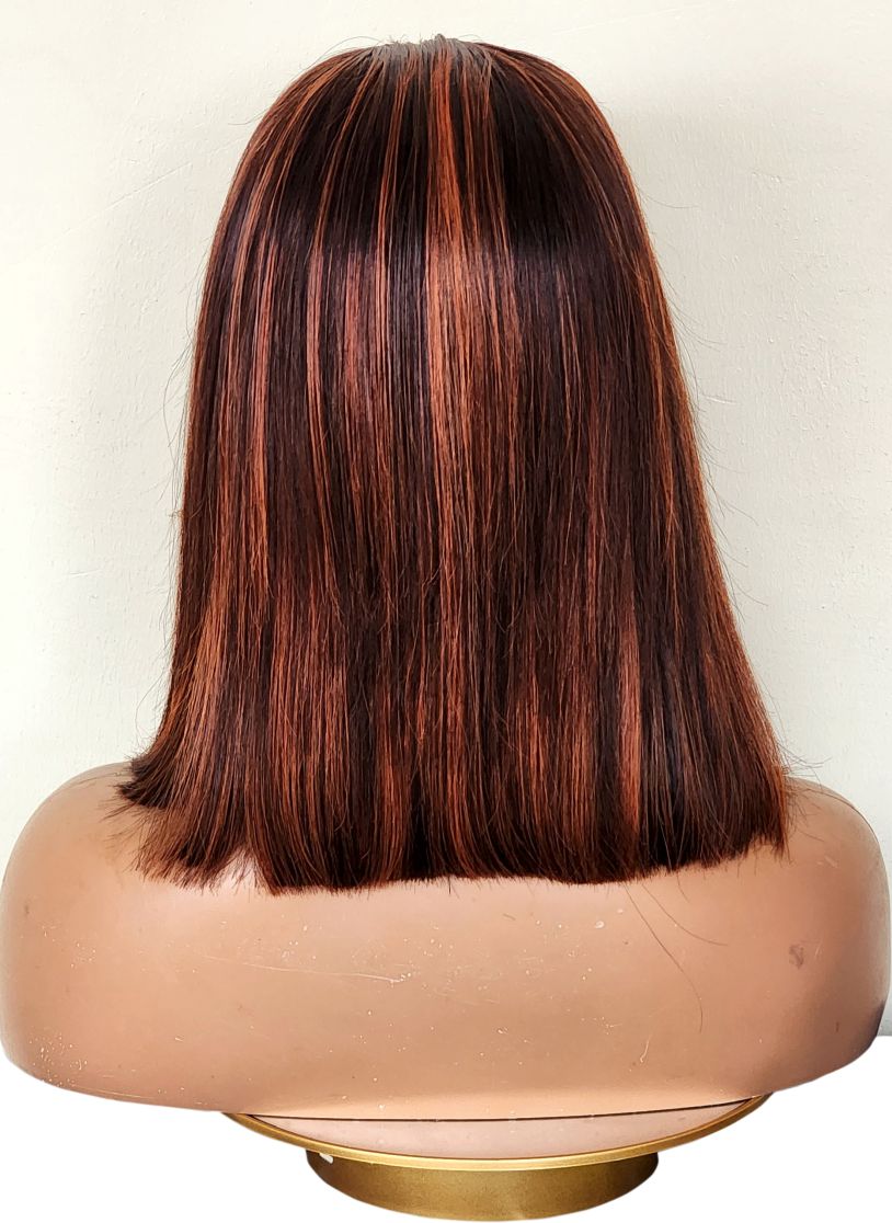RAW DONOR PIANO DOUBLE DRAWN WIG 12'' PIANO COLOUR