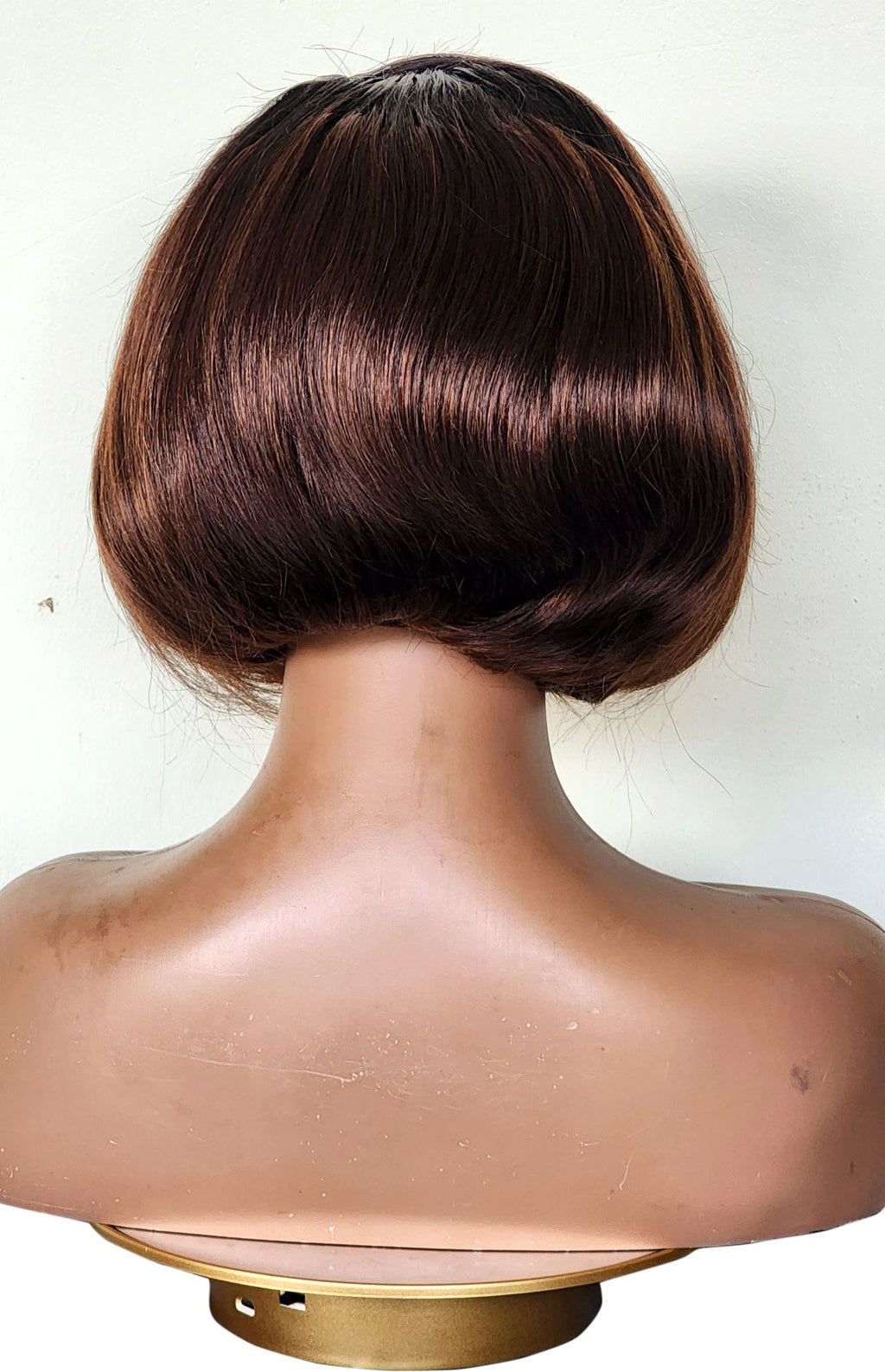 RAW DONOR 2TONE BROWN 5X5 RAZOR WIG