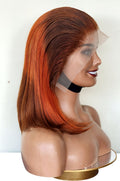 RAW DONOR DOUBLE DRAWN FRONTAL WIG 2TONE COLOUR