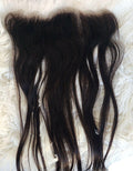 RAW DONOR SINGLE DRAWN 13X4 FRONTAL 20'' NATURAL COLOUR