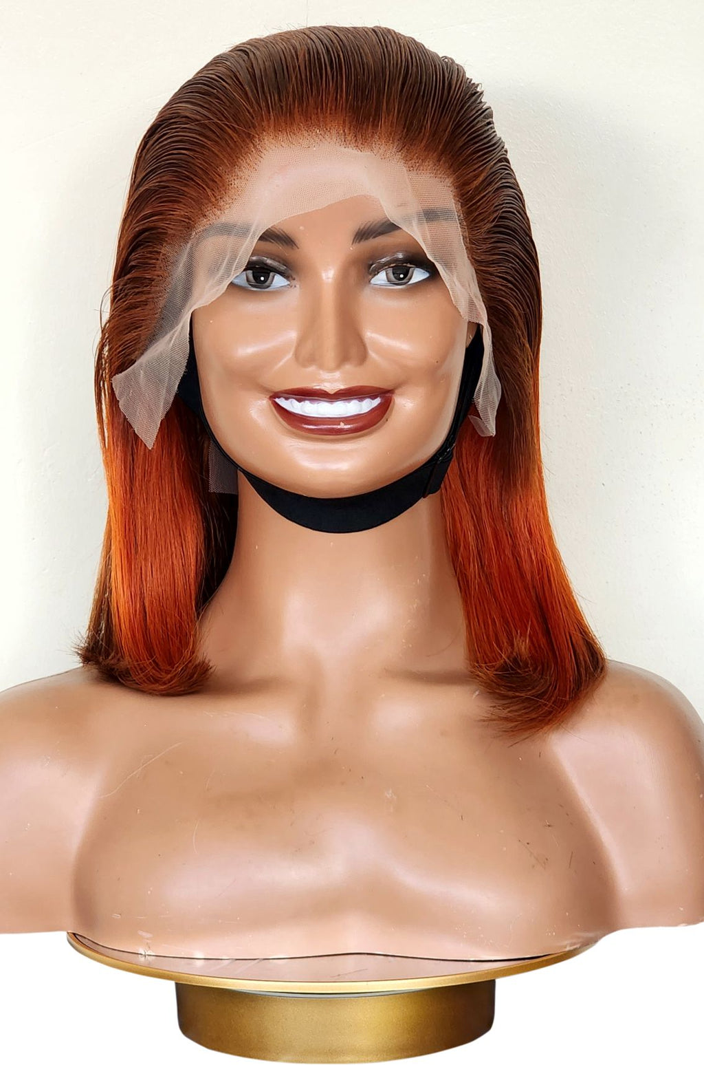 RAW DONOR DOUBLE DRAWN FRONTAL WIG 2TONE COLOUR