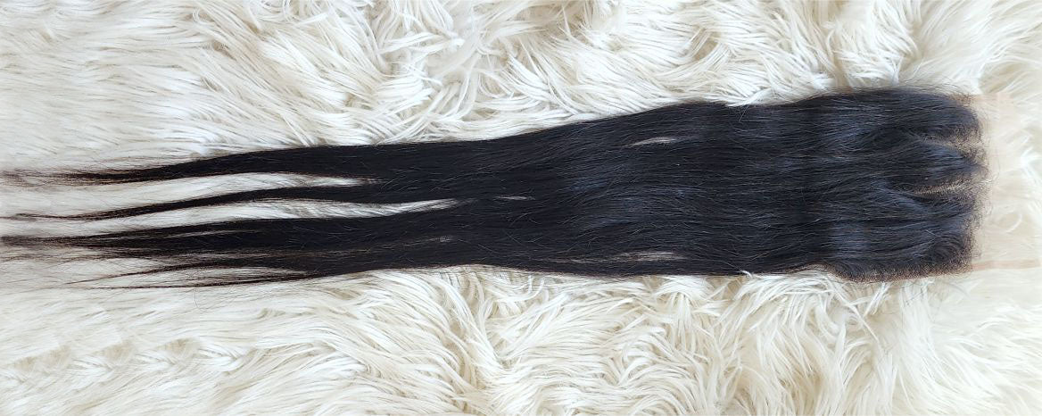 RAW DONOR 4X4 CLOSURE 22'' NATURAL COLOUR
