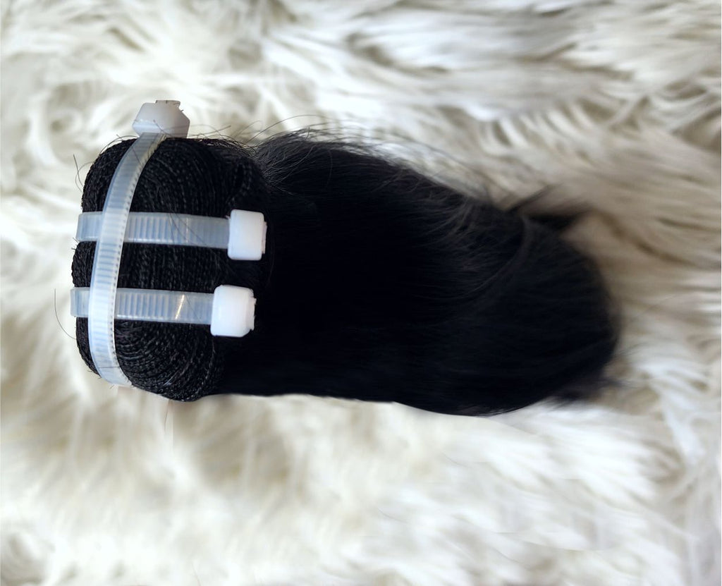 RAW DONOR FILLIPINO SUPER DOUBLE DRAWN BONESTRAIGHT NATURAL  12'' NATURAL COLOUR