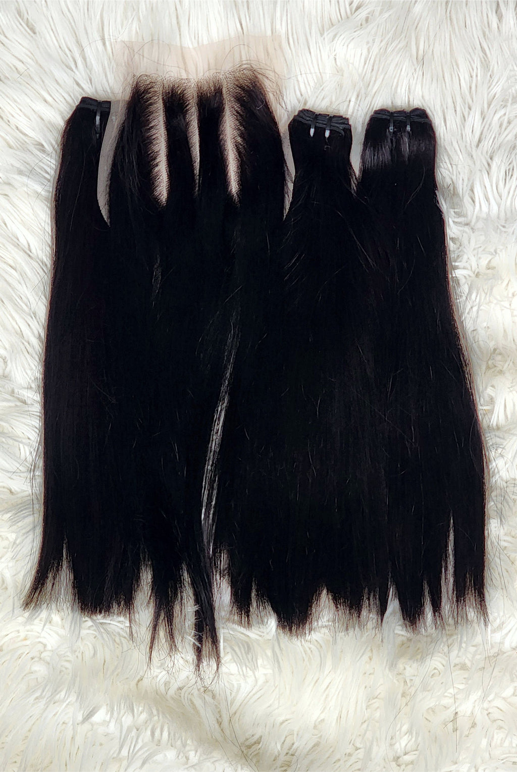RAW DONOR DOUBLE DRAWN WITH 5X5 CLOSURE COMBO 16''
