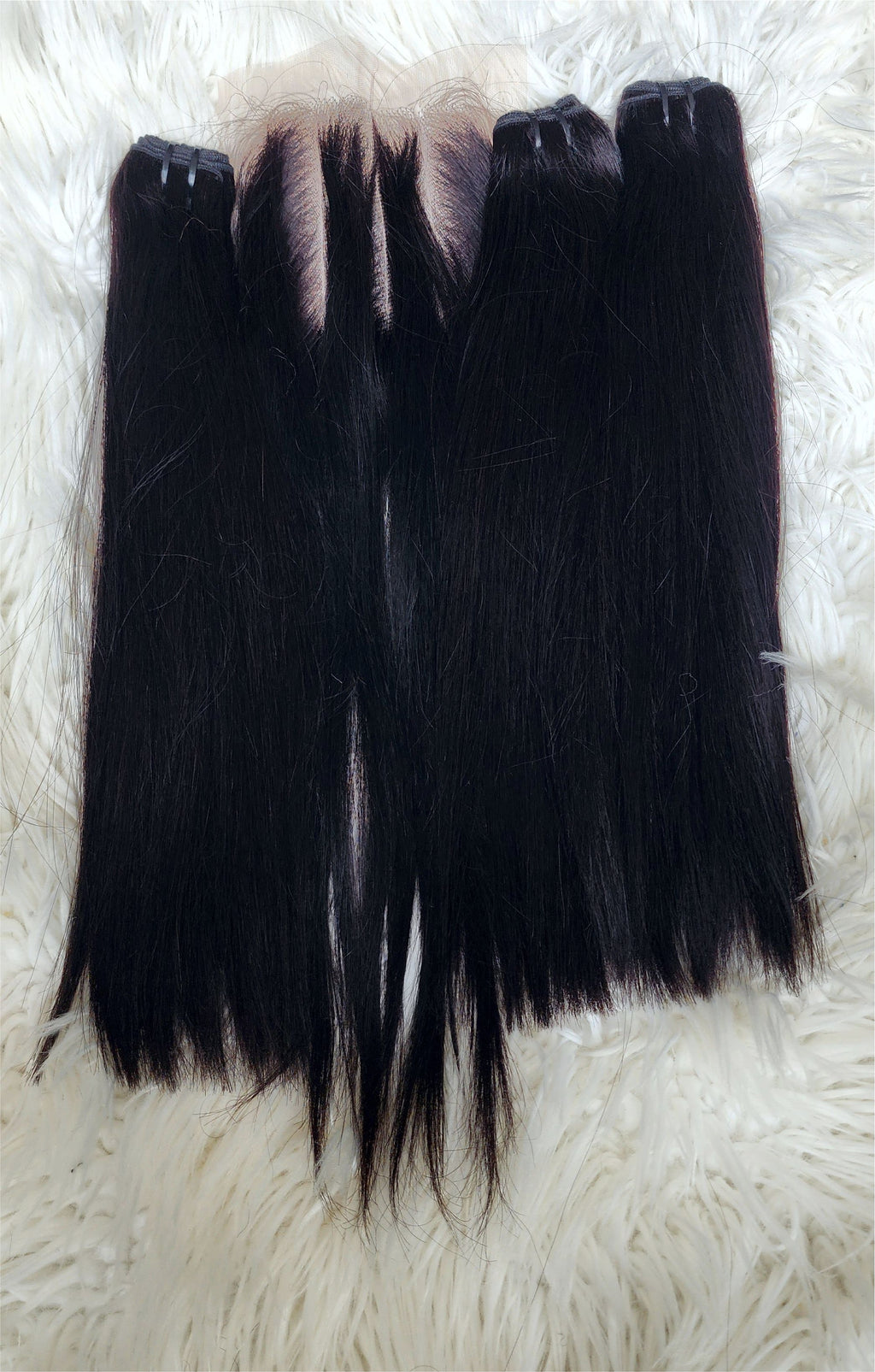 RAW DONOR DOUBLE DRAWN WITH 5X5 CLOSURE COMBO 16''