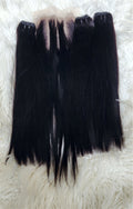 RAW DONOR DOUBLE DRAWN WITH 5X5 CLOSURE COMBO 16''