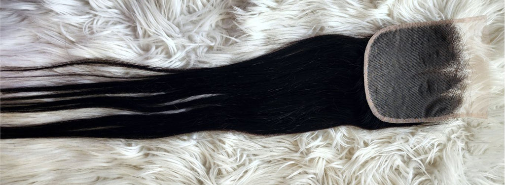 RAW DONOR SINGLE DRAWN 5X5 CLOSURE NATURAL COLOUR AVAILABLE IN DIFFERENT LENGTH