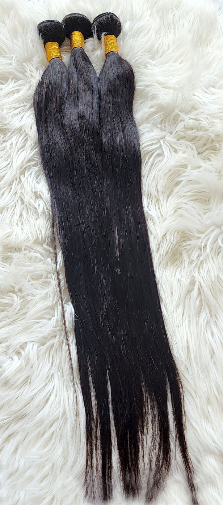 RAW DONOR SINGLE DRAWN STRAIGHT 28'' 30'' NATURAL COLOUR