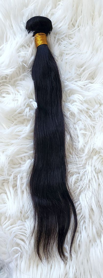 RAW DONOR SINGLE DRAWN STRAIGHT 28'' 30'' NATURAL COLOUR