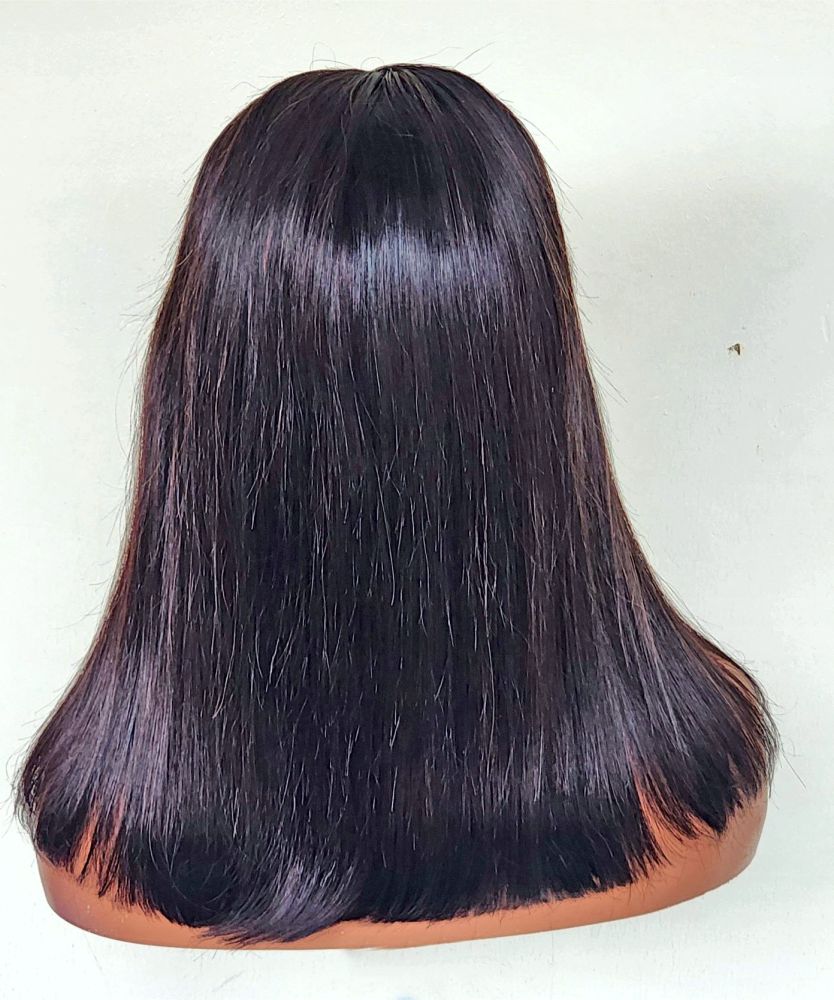RAW DONOR DOUBLE DRAWN NATURAL WIG NATURAL COLOUR 14" inch