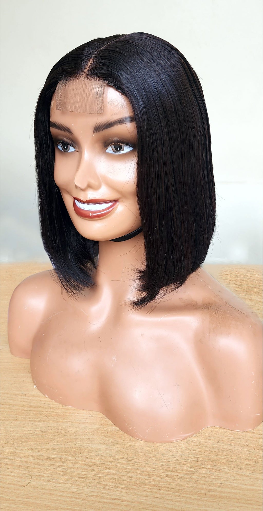 RAW DONOR 2X6 BOB WIG 8''