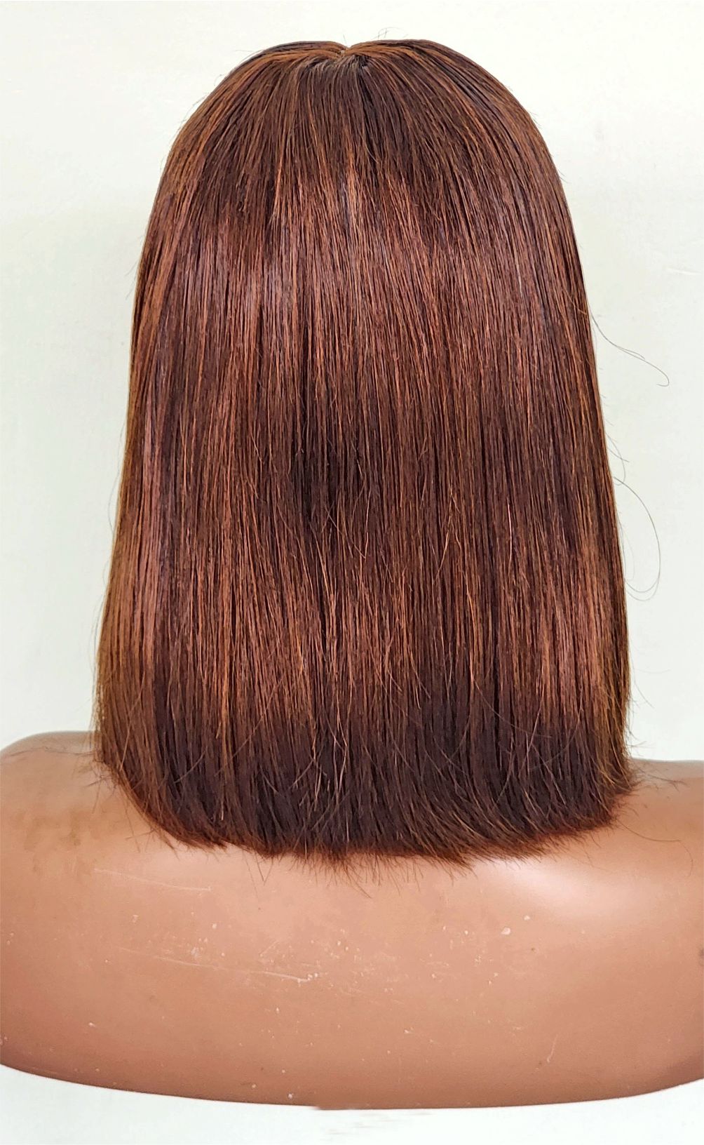 RAW DONOR NATURAL BROWN WIG BROWN COLOUR 14" inch wig