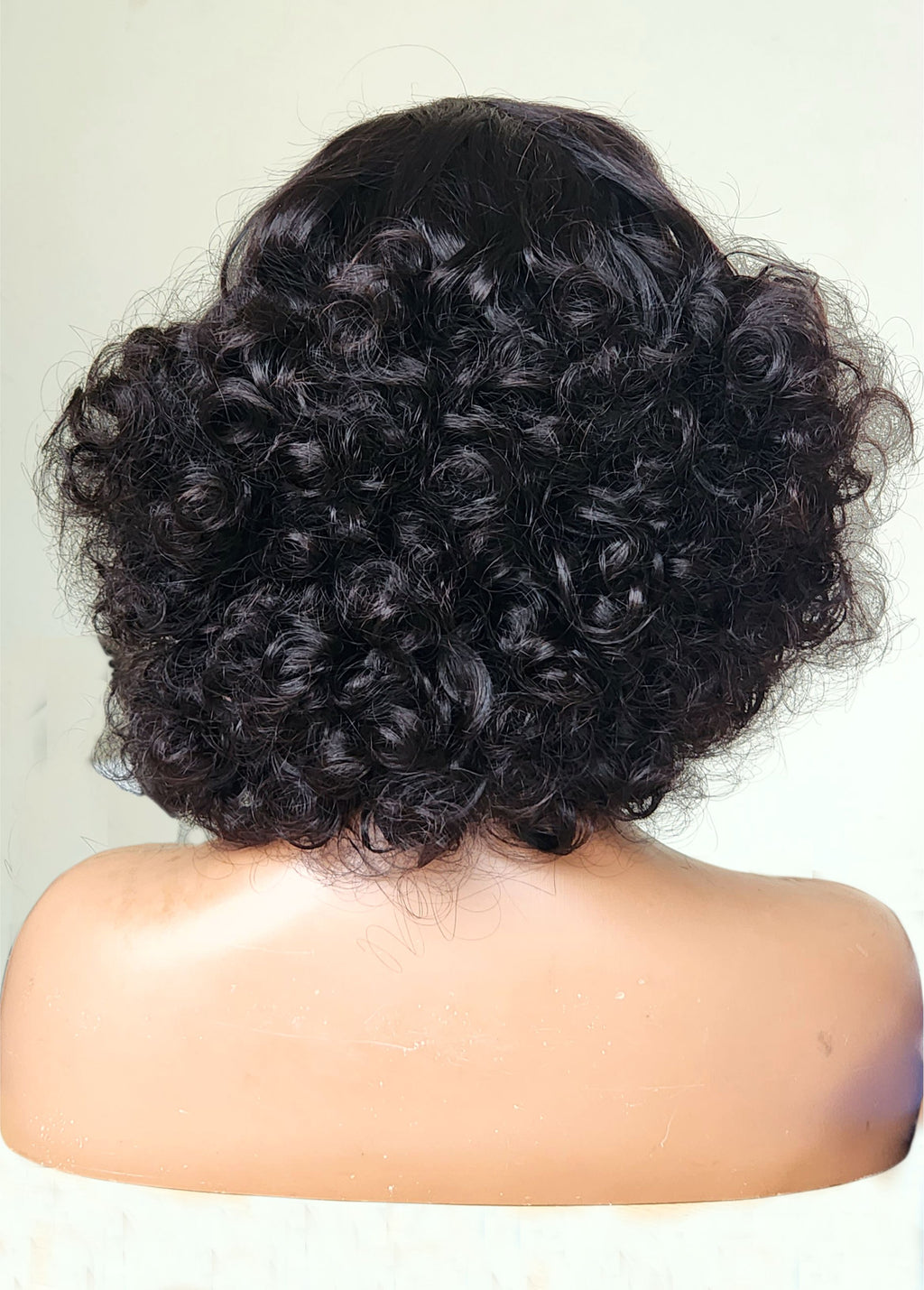RAW DONOR BOUNCY WIG WITH 4X4 CLOSURE 6''