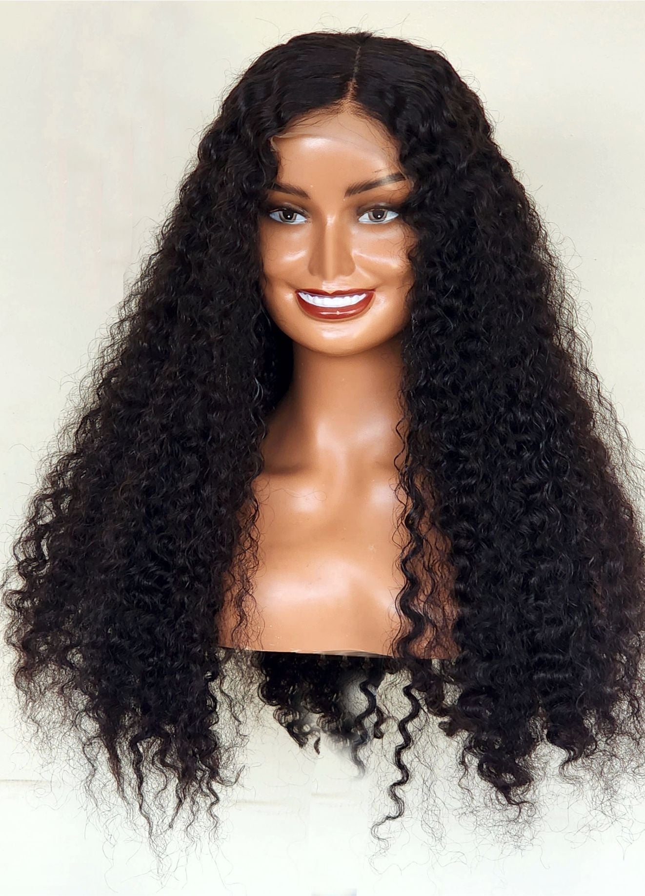 RAW DONOR BLACK BURMESE WIG NATURAL COLOUR 26" inch wig