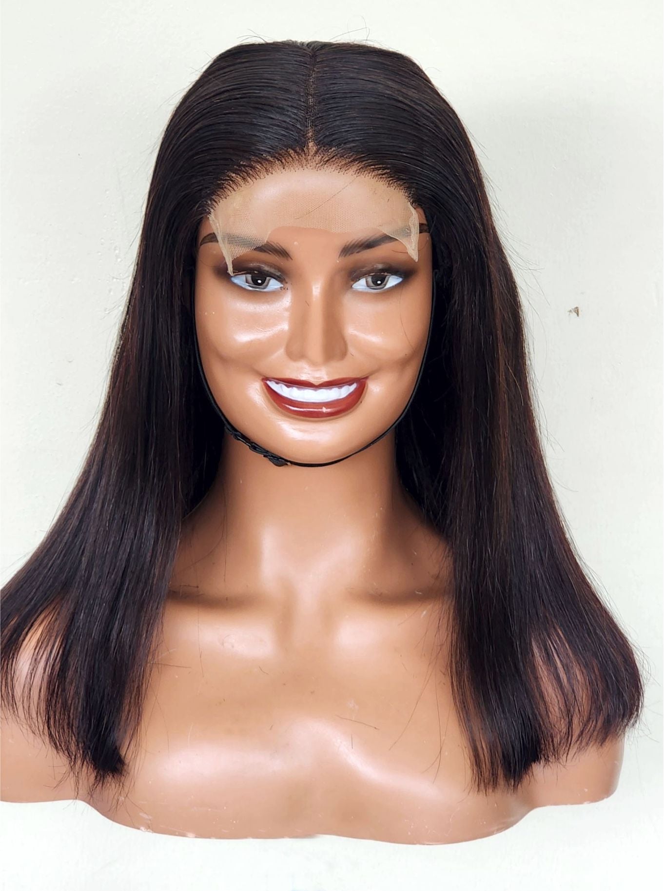 RAW DONOR DOUBLE DRAWN NATURAL WIG NATURAL COLOUR 14" inch