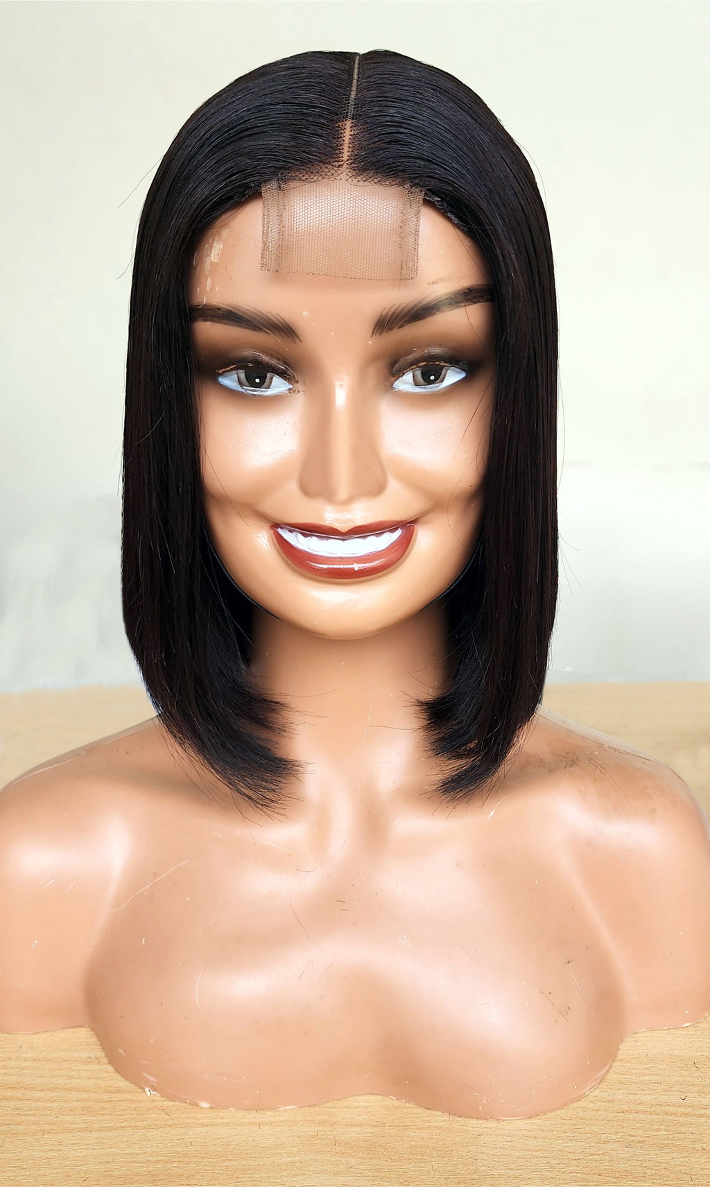 RAW DONOR 2X6 BOB WIG 8''