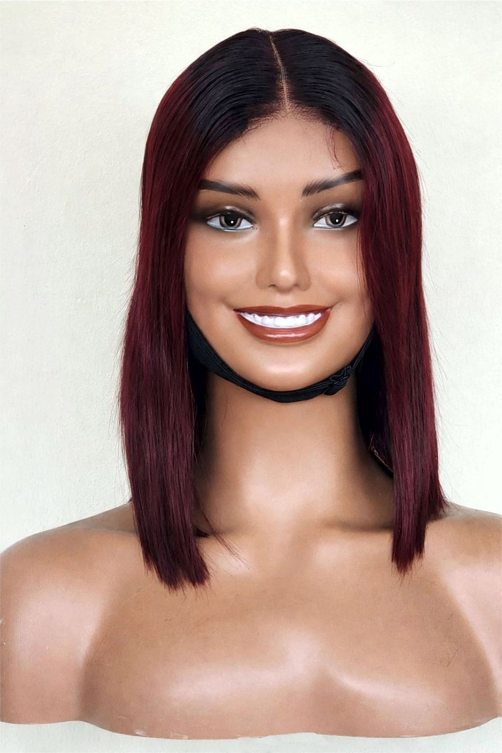 RAW DONOR T1B/99J (2TONE 99J) WIG BURGUNDY COLOUR 10" inch wig