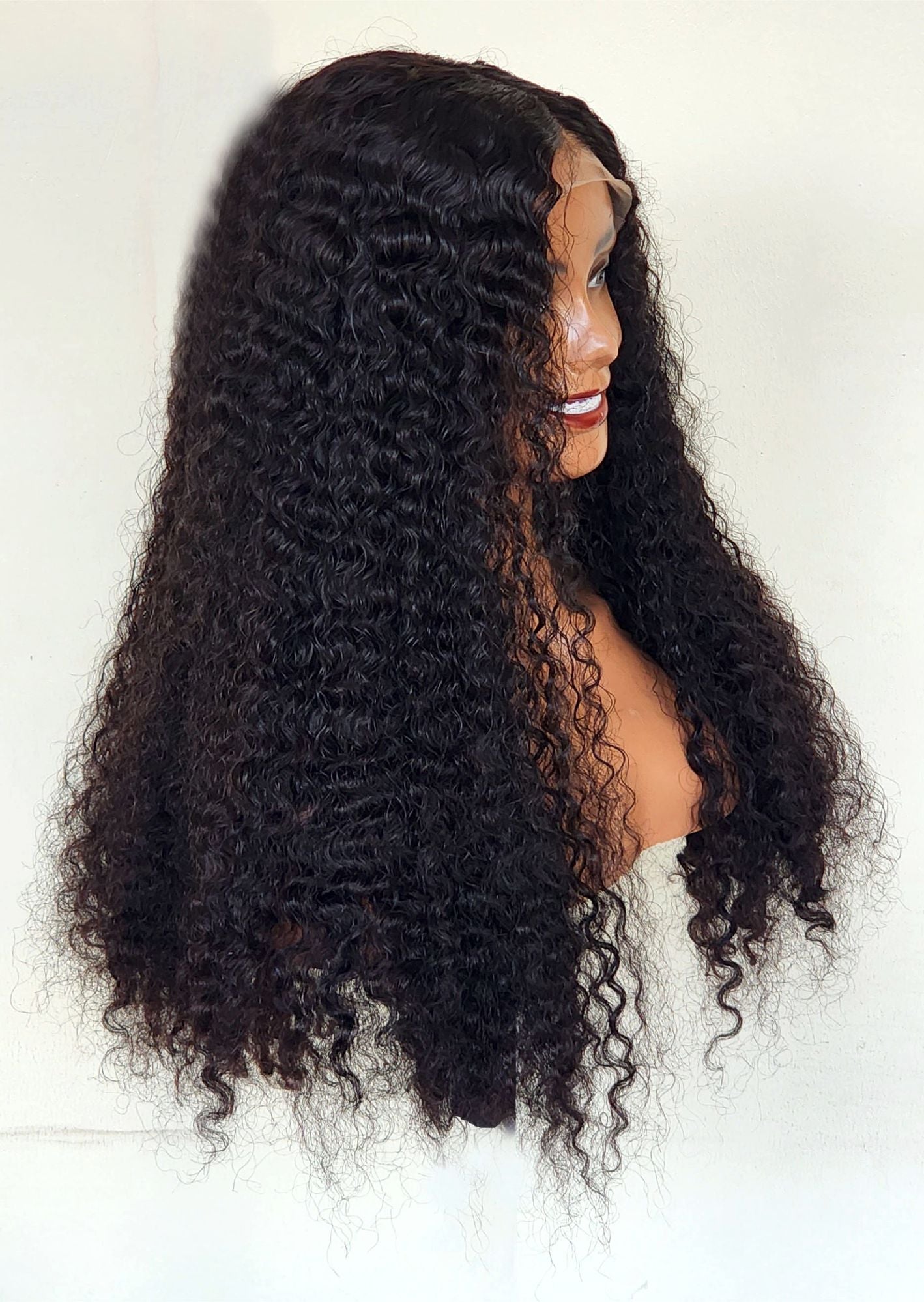 RAW DONOR BLACK BURMESE WIG NATURAL COLOUR 26" inch wig