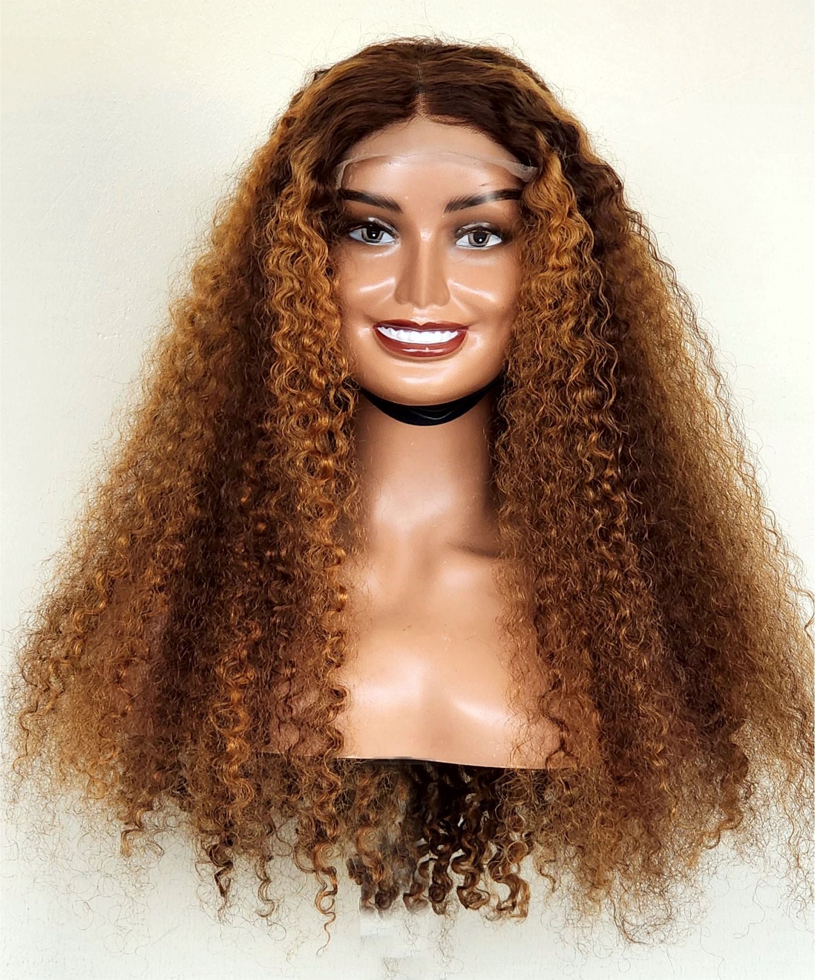 RAW DONOR PIANO BURMESE CURL WIG PIANO COLOUR 26" inch wig